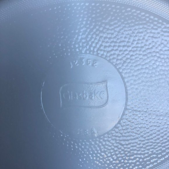 Milk Glass Green Daisy Divided Casserole Dish VTG - Picture 4 of 7